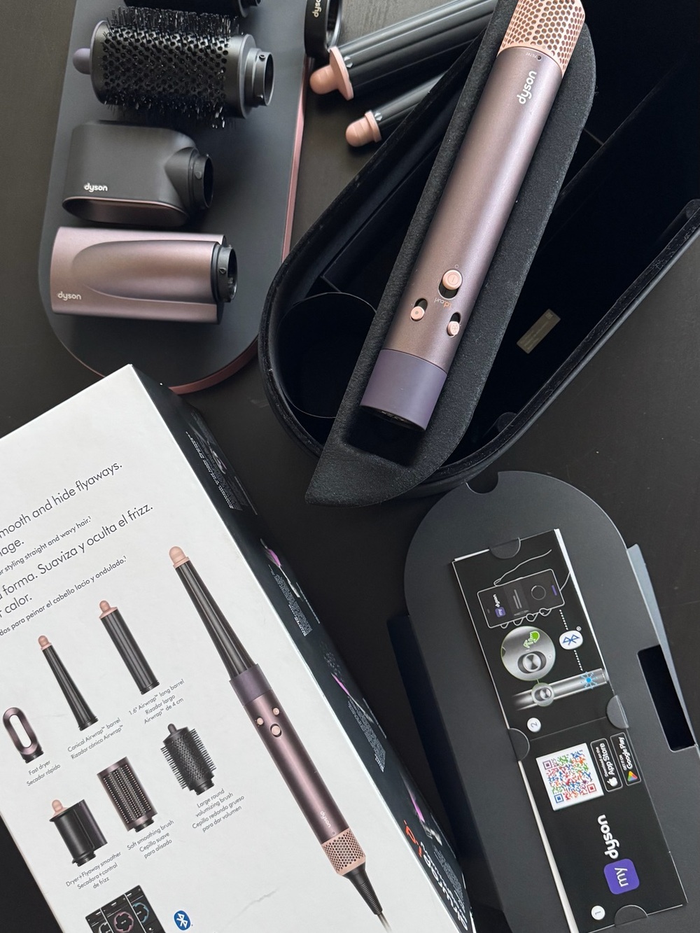 Dyson Airwrap i.d.™ multi-styler and dryer Straight+Wavy (Jasper Plum) - Picture 8 of 8